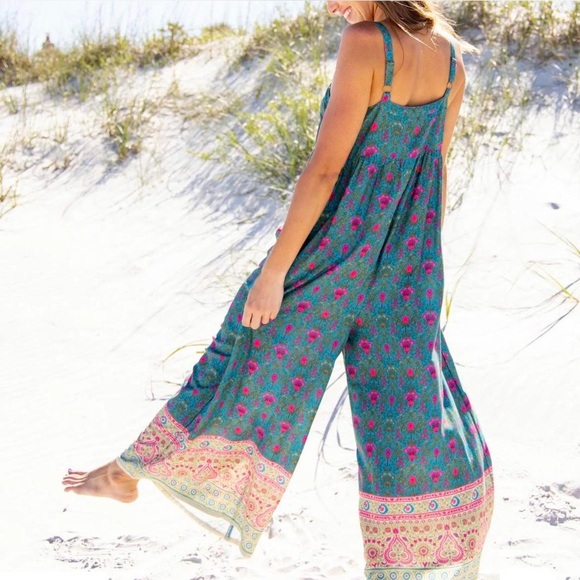 NATURAL LIFE Patty Tie Front Jumpsuit NWT - Picture 2 of 7